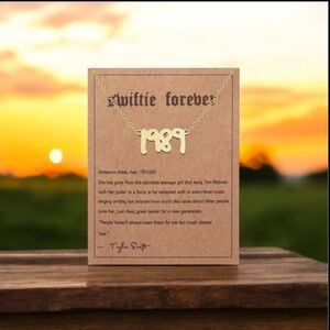 Taylor Swift Gold 1989 Necklace